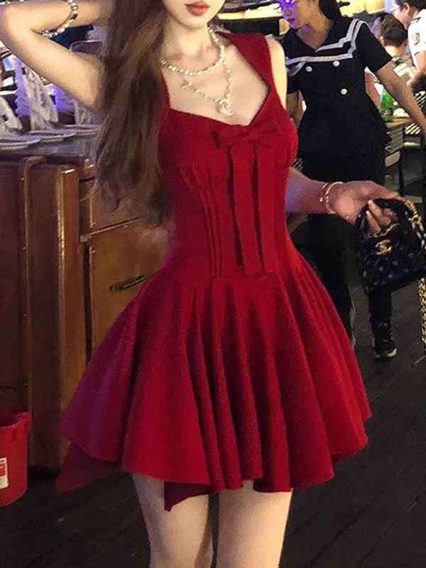 レディース ノースリーブ 御姫様衣装 つがい結び シュロの葉 収腰 酉の方角シェイプ 飛び切り感 可愛らしい 女子らしい 御召しもの A伝達ルート スコート裾 今めかしい 普段使い走り 軽さ 伸縮性 綿原材料 サクラ色系 象牙色