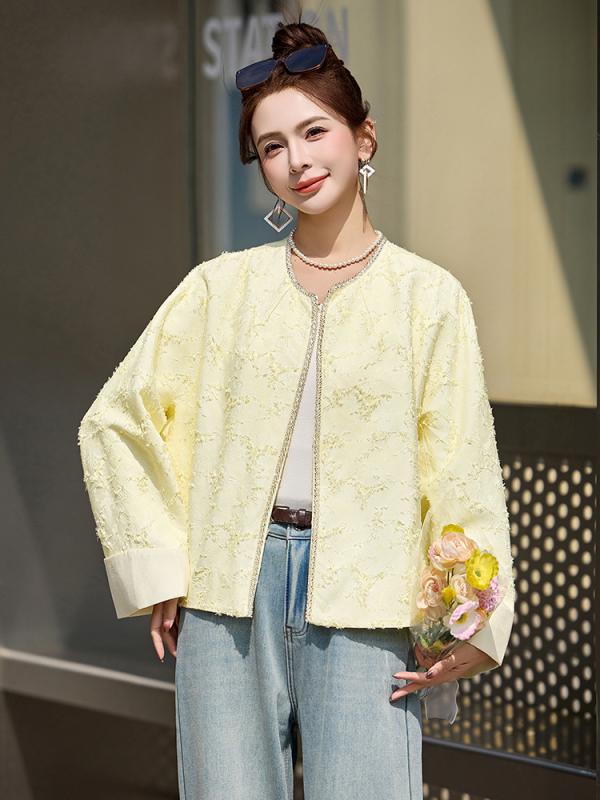 レディース 春夏 中国 丸首 上衣 か細い影ぼうし 小っちゃい相応う 今めかしい トップス 細見せかけ 軽さ 綿織物混 心地よい 普段使い