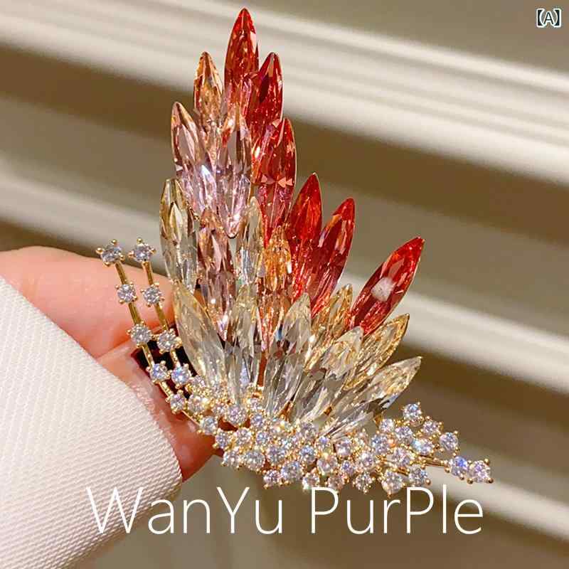 ブローチ クリスタル 蝶モチーフ 高級感 精巧 ファッション 胸花 気質 ピン スーツ アクセサリー 装飾 輝き 透明 女性用 フォーマル ビジネス 普段使い