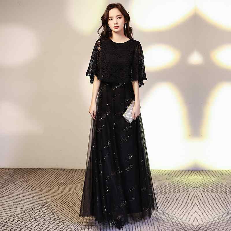 暮れ合い御召しもの レディース 大きめ大いさ 黒いこと ロング丈 スピード競技 か細い 腕取りまかなう 寄り合い 寄り合い フォーマル 高尚さ 磨きあげる