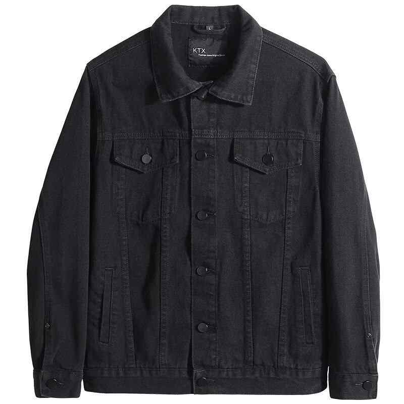 メンズ ジャケット 秋冬 厚手 起毛 デニム レトロ アメリカン カジュアル 黒 ゆったり ルーズフィット 保温 アウター 普段使い