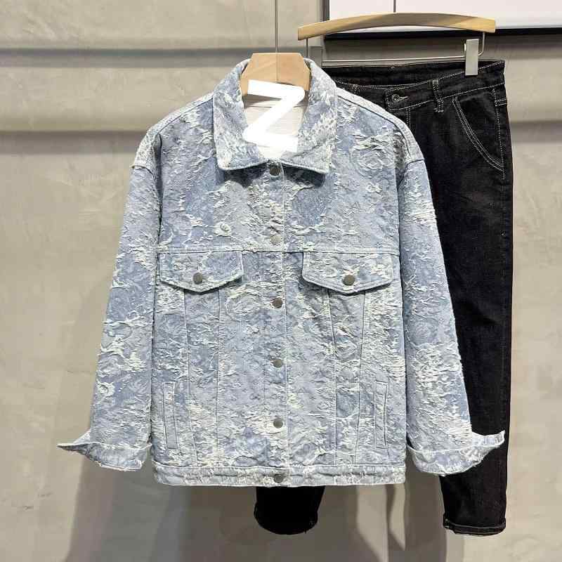 デニム ジャケット メンズ レディース 日系 レトロ ビンテージ加工 ストリート ファッション ゆったり カジュアル 普段使い 合わせやすい アウター ジーンズ生地 ルーズフィット