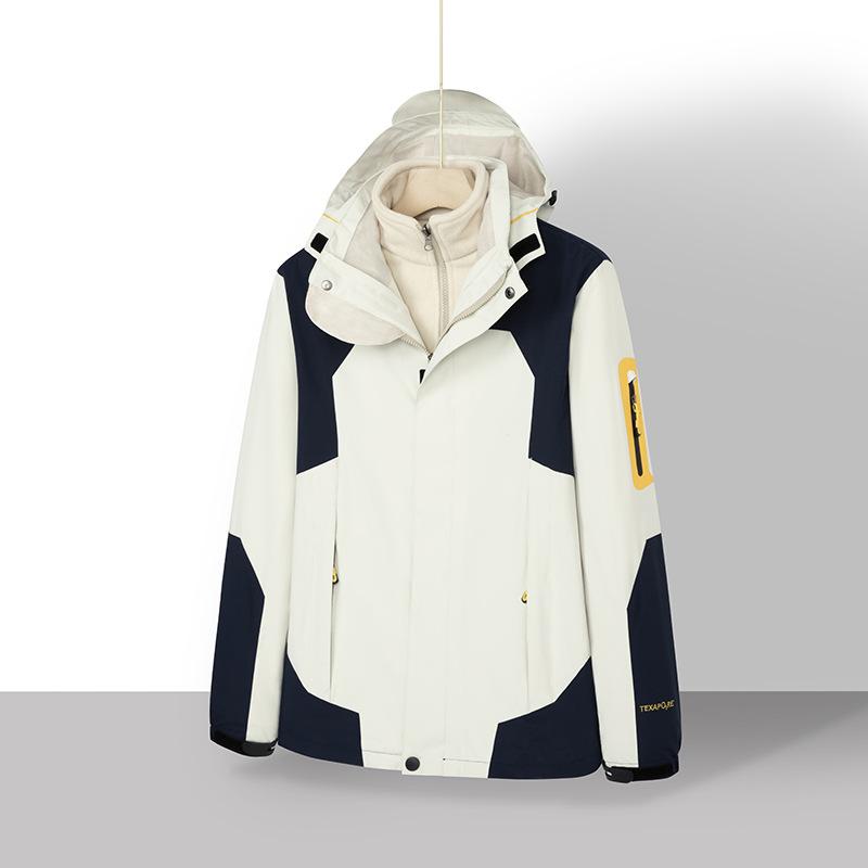 やり方服 上衣 冬用 ユニ一発やる 3way アウター 取りはずし能力のある 内胆 防 防寒 軽さ 情の籠もった 通い 通学 アウトドア 普段使い