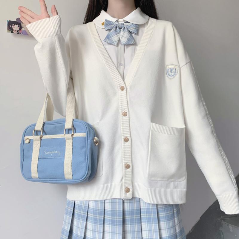 カーディガン レディース 秋 女子高生 三つ編み ニット セーター トップス 学校制服 通学用 暖か素材 柔らかい 伸縮性 日常使い
