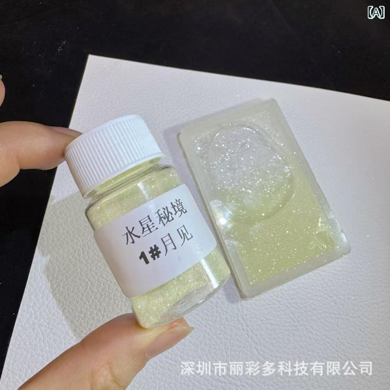 DIY材料 銀河ラメ 星河細粉 パウダー シルバー 流砂素材 デコレーション用 キラキラ 光沢感 微粒子 繊細 煌めき ラメパウダー 手芸 クラフト パーツ ハンドメイド 素材 飾り付け ネイルアート レジン封入パーツ 封入用 アクセサリー製作 華やか ｜北摂軽太郎便