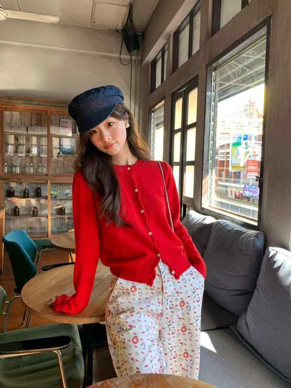 レディース ジレー 長袖 編み物 分かりやすい 第一義的 シングル名取り草 春 羽織り トップス 心地よい パステル色の 伸縮性 軽さ 通い 普段使い