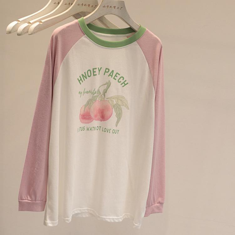レディース 長袖Tシャツ 夏用 薄手 UVカット ゆったり カジュアル ピンク グリーン コントラスト 爽やか トップス 防晒 軽量 吸湿速乾 接触冷感