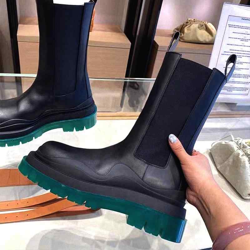 メンズ レディース 秋冬 チェルシーブーツ 厚底 アンクル丈 超高ヒール ウェーブソール 筒型 スタイリッシュ ショートブーツ