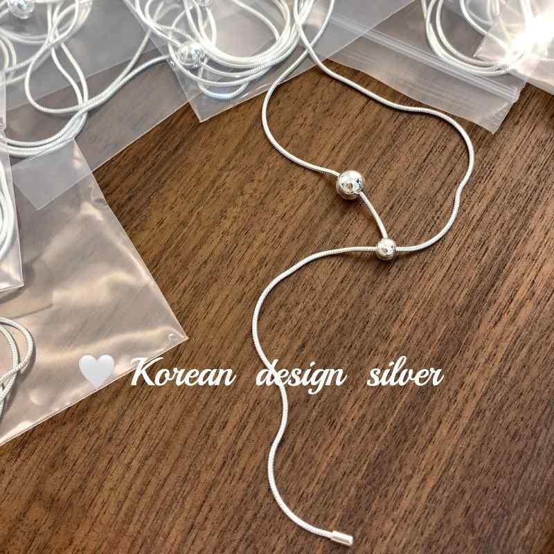 ネックレス レディース 純銀 シンプル 上品 スネークチェーン シルバー ジュエリー アクセサリー 日常使い 軽量 細身 女性用 チェーン