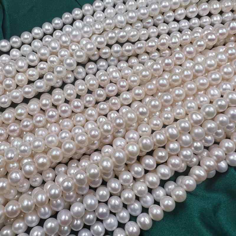 真珠 ビーズ 添え物一部分 生まれながら 真水 パール 小型 白 丸型 強光輝 明滅する光 DIY 頸飾り 御召しもの かざり付ける 手作り 宝飾品 流行り物