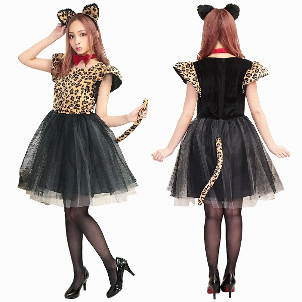 楽天市場】コスプレ 仮装 ピンクレオパード XS 【 コスプレ 衣装