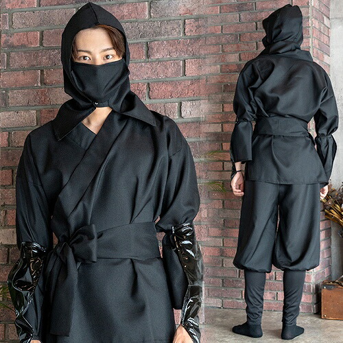 楽天市場】!!最安値挑戦中!!【忍者 衣装】MENコス 黒忍者 [忍者