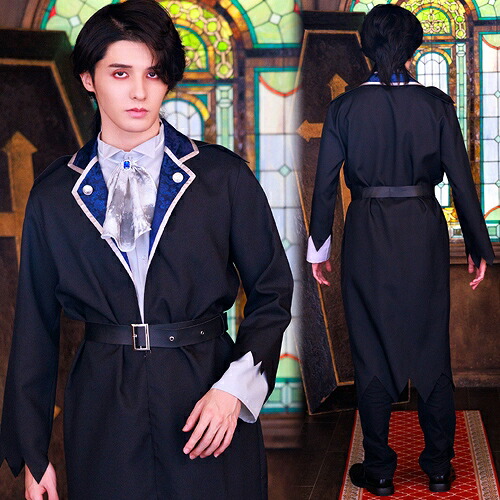 ネオゾンビ ミッドナイトヴァンパイア　　[ゾンビ コスプレ 吸血鬼 バンパイア 衣装 ホラー なりきり 大人用 男性用 メンズ かっこいい クール ハロウィン イベント]【909439】