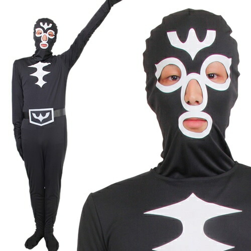 ★中古品 コスプレ マスクのみ 1/1  特撮ヒーロー ブラック BLACK 008561-n.jpg