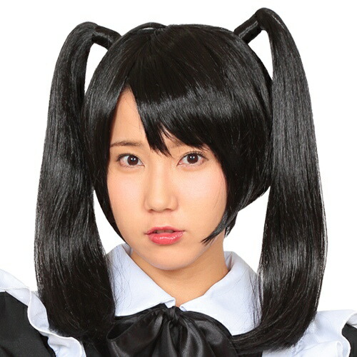 楽天市場 黒髪 ツインテール かつら カツランド 黒髪ツインテール 黒髪 ツインテール アニメ かつら ウィッグ 女子高生 コスプレ なりきり モノマネ ハロウィン 仮装 イベント C 0624 イベントショップ パンプキン