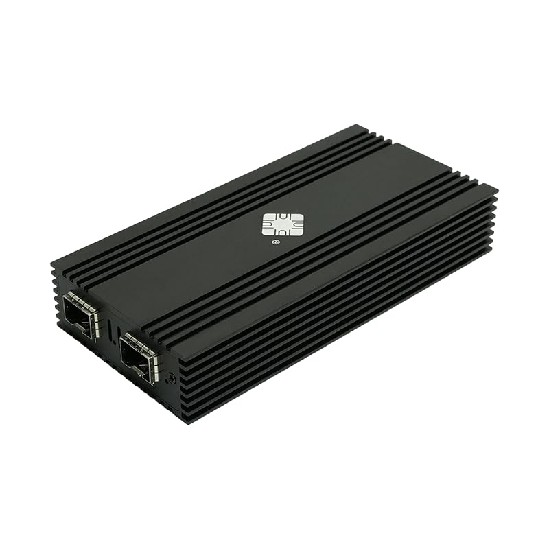 USB4 デュアルSFP+網状組織アダプタ  Intel 82599心付け積み上げる  10Gbps  Thunderbolt 5/4/3相応う  Mac/Windows/リナックス取り替えっこ