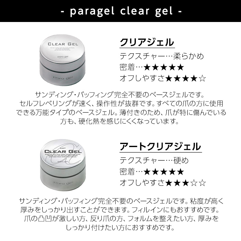 大特価放出！ パラジェル クリアジェルEX 10g para gel ネイル ジェル カラージェル ジェルネイル サロン専売 美容室専売 美容院  美容師 おすすめ 人気 話題 ランキング クチコミ 女性 男性 レディース メンズ 《1個までメール便可》 fucoa.cl