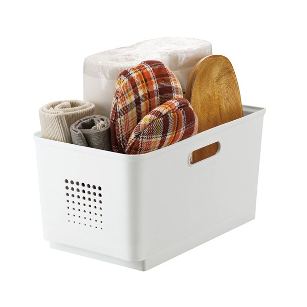 楽天市場 不動技研 パントリー収納 幅18cm 奥行30cm 高さ16cm キッチン収納ボックス シューノ 棚上用 収納ボックス 収納ケース 整理ケース 戸棚収納 収納 F 2617 食器棚整理 食品収納 戸棚上収納 台所整理 シンプル ハウステリア横浜