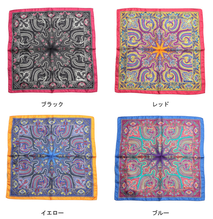 今月限定 特別大特価 Etro エトロ シルク100 ペイズリー柄 ポケットチーフブランド 男性 メンズ フォーマル ハンカチ チーフ シルク 絹 柄物 ペイズリー パーティー ポケットチーフ Et1t 流行 メンズファッション ブランド 原宿ゼンモール 原宿