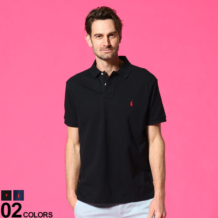 数量限定 特売 楽天市場 Polo Ralph Lauren ポロラルフローレン 綿100 ワンポイント 無地 半袖 ポロシャツ Customfitブランド メンズ 男性 トップス シャツ ポロシャツ ポロ 春 夏 コットン シンプル 半袖 Rl 原宿ゼンモール 代引不可 Www