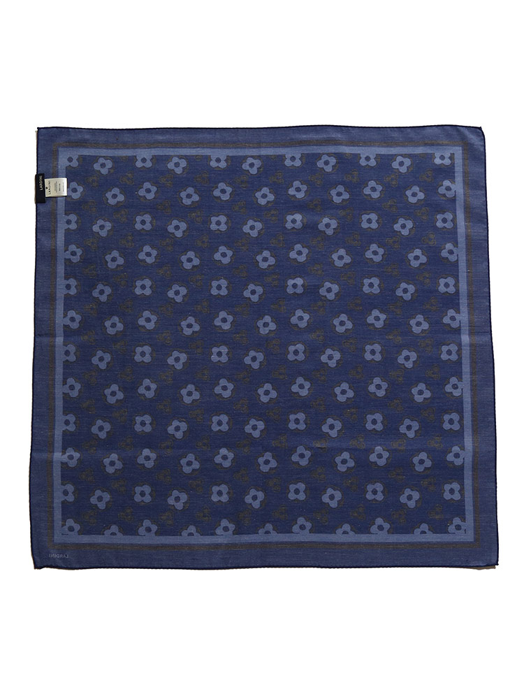 Lardini ラルディーニ トランクニ叫泣きお付き 地絹混 襟巻ブランド メンズ 男子 男性 フォーマル スカーフ バンダナ ワタ 花柄 手土産 スーベニア Ldfou7el Vned Org