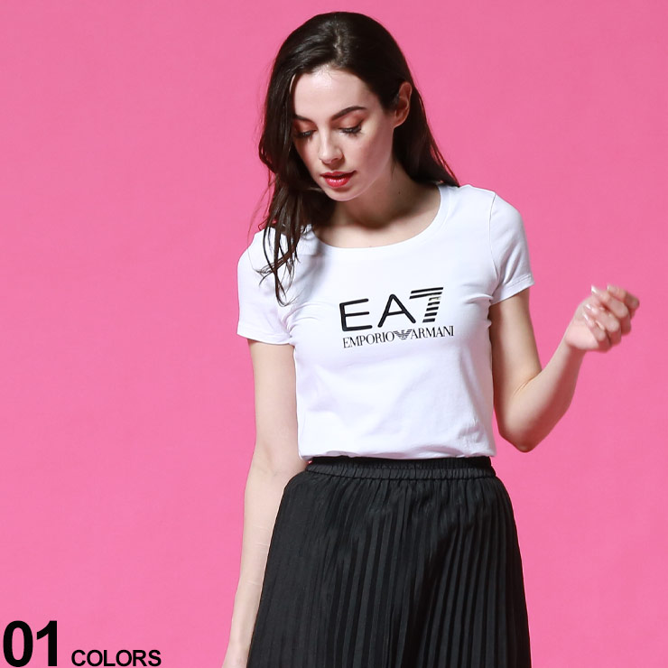 最新エルメス クルー プリントt Tシャツ トップス レディース Tシャツブランド 半袖 クルーネック フロントロゴ エンポリオアルマーニ Ea7 Armani 最大00円offクーポン配布中 Emporio 半袖 Eal8ntt63tj12z コットン プリント 夏 春 Tシャツ カットソー