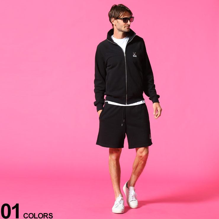 Diesel ディーゼル ワンポイント オオカミ フルジップ ジャケット ショートパンツ セットアップブランド メンズ 男性 セット スエット セットアップ 上下セット スタンド ショーツ スウェット ストリート Dss1e0s148adar Cemhfa Com Br