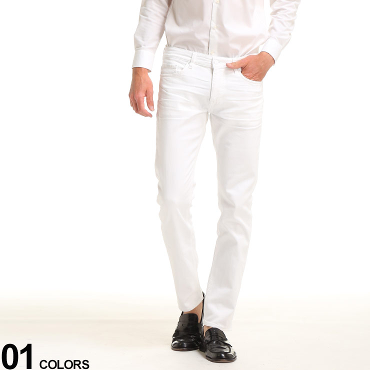 独特の素材 ズボン パンツ Hugoboss ヒューゴボス Hbdelaw ホワイトデニム 白 デニム ジーンズ ロングパンツ パンツ ボトムス 男性 メンズ Fitブランド Slim ジーンズ デニム ホワイト ジップフライ 無地 注目ショップ ブランドのギフト Hpnhaiti Com