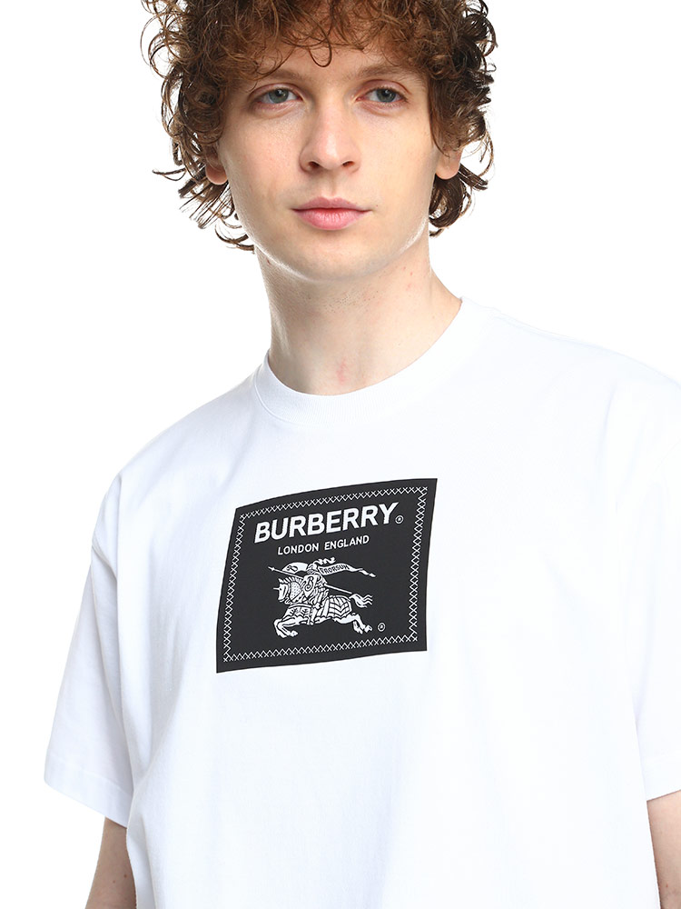 ました BURBERRY バーバリー Tシャツ オーバーサイズ TBロゴ ました