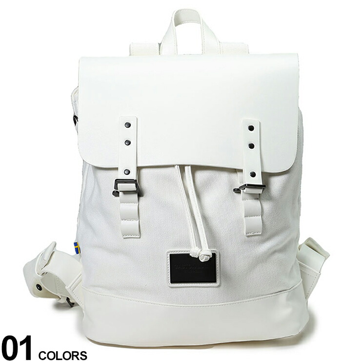 GASTON LUGA (ガストンルーガ) キャンバス×レザー PCポケット バックパック 18L Praper メンズ ビジネス 紳士 バッグ リュック PCバッグ 通勤 通学 3002