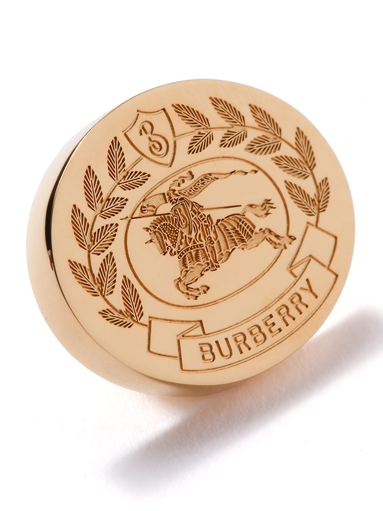 割引購入 BURBERRY/バーバリー*フープイヤリング BURBERRY ロゴ