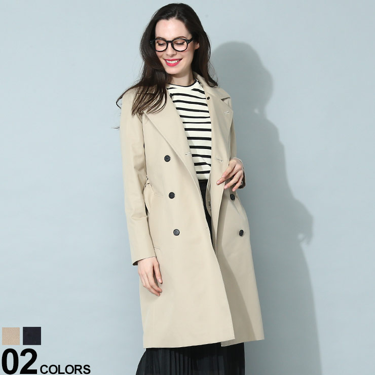 Aquascutum アクアスキュータム 日本製 シルク ベルト トレンチコート アクアスキュータム Signature Trench Coat トレンチコート 4色