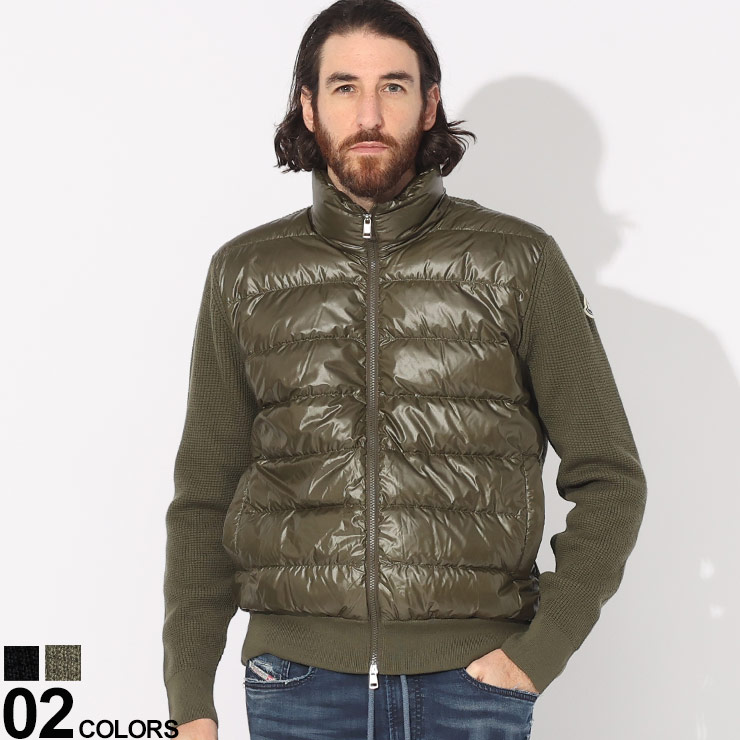 楽天市場】MONCLER モンクレール フロントダウン フルジップ ニット