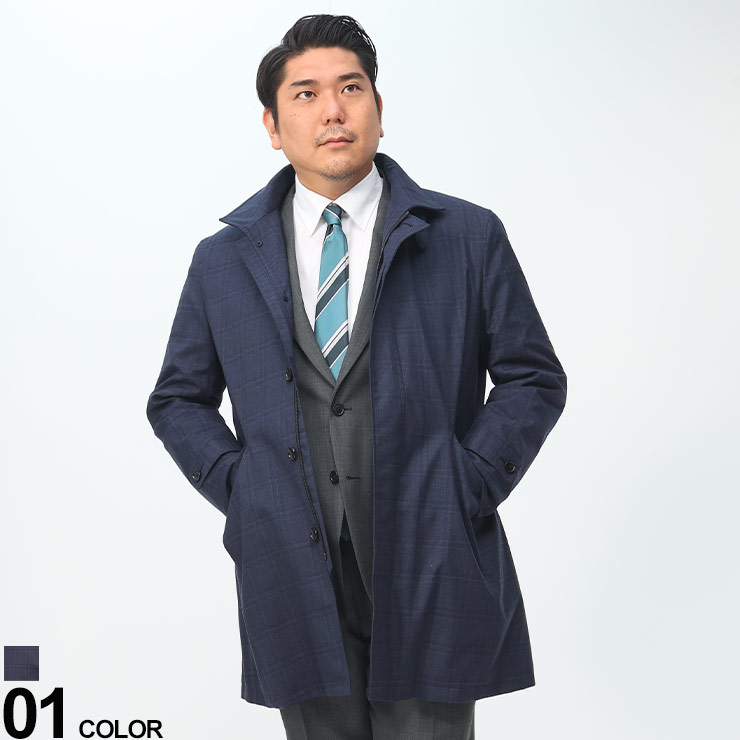 大きいサイズ メンズ B＆T CLUB (ビーアンドティークラブ) VANKS 中綿ライナー フルジップ コート アウター スタンド 防寒 秋冬 SZK5123W0423A82