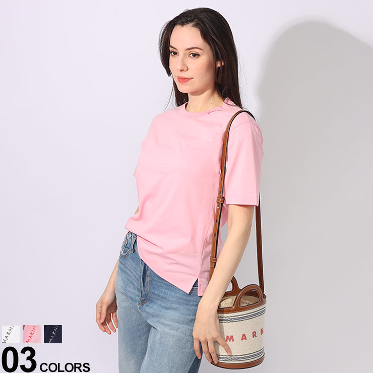 楽天市場】MARNI マルニ Organic Cotton T-Shirts Tシャツ