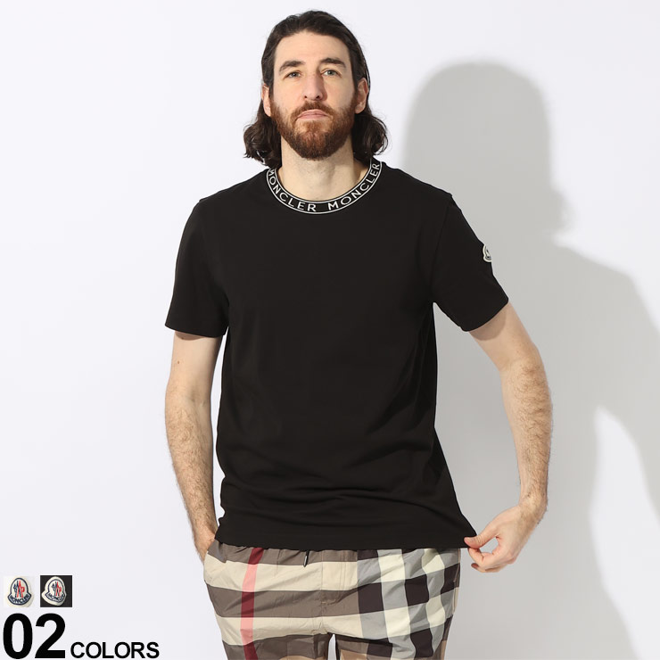 【美品】 MONCLER モンクレール ビジュー ロゴ ワッペン Tシャツ ☆定価 63,410円☆限定MONCLER Tシャツ モンクレール ワッペン