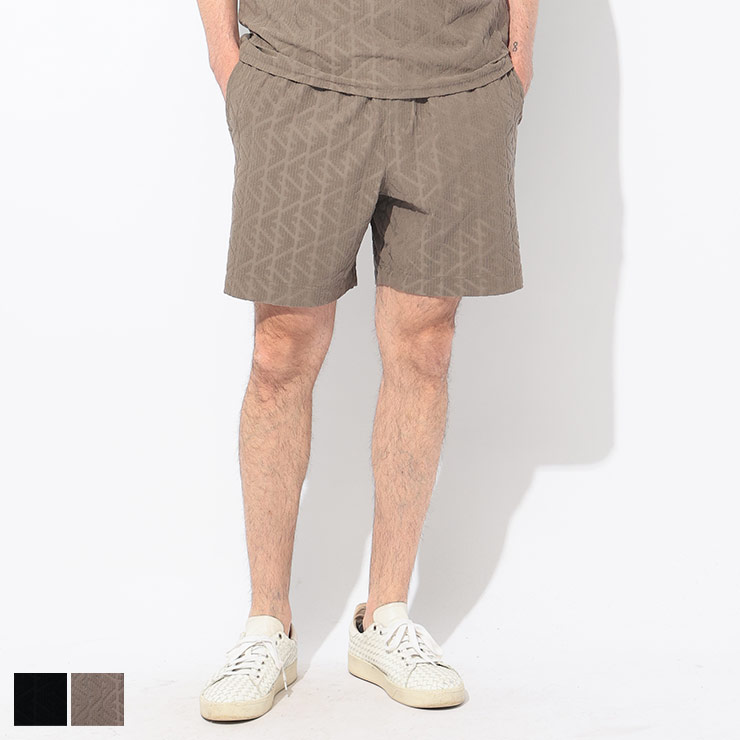 エンポリオアルマーニ EMPORIO ARMANI 総柄イーグル ウエストコード ショートパンツ EASEM695AF12362 ブランド メンズ 男性 ボトムス ショートパンツ ショーツ ストレッチ 春 夏