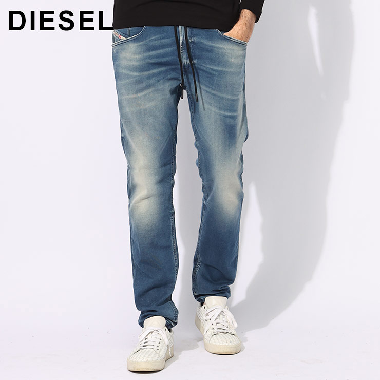 【美品】ディーゼル/D-KROOLEY/ジョグジーンズ/スウェットデニム/ブルー DIESEL 【並行輸入品】ディーゼル ジョグジーンズ メンズ JOGG