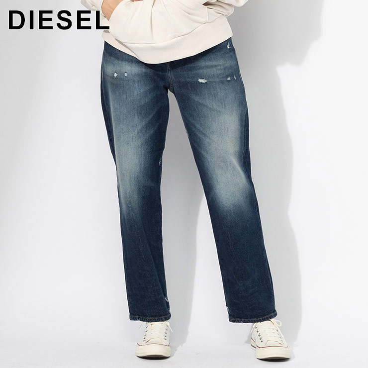 ディーゼル DIESEL ダメージ加工 ストレートレッグ 2016 D-Air ジーンズ DSLA0361809J56 ブランド レディース ボトムス パンツ ジーンズ デニムパンツ