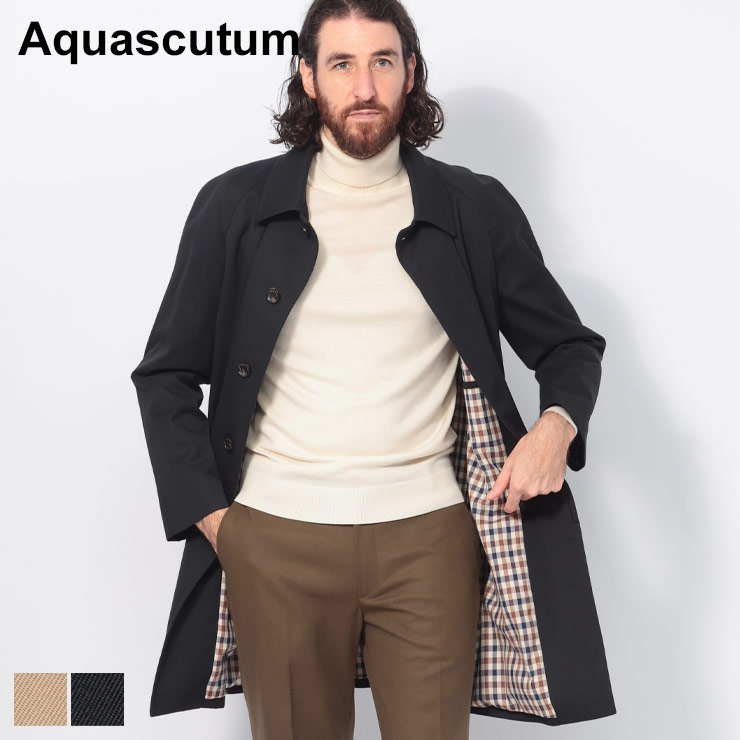 Aquascutum アクアスキュータム メンズ ライナー付 ステンカラー