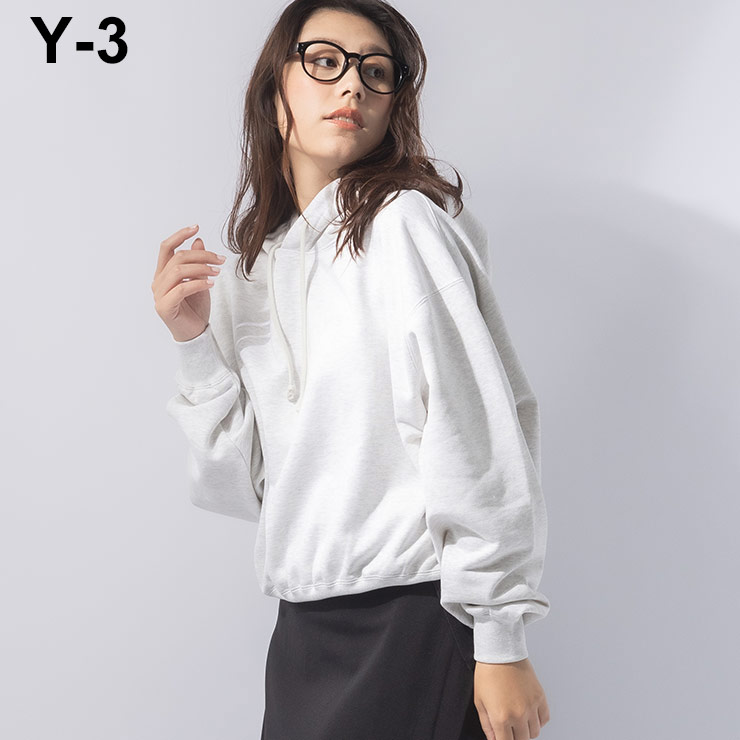 ワイスリー Y-3 裏起毛 プルオーバー パーカー Y3LJD9818 ブランド レディース トップス パーカー スウェット フード 秋冬