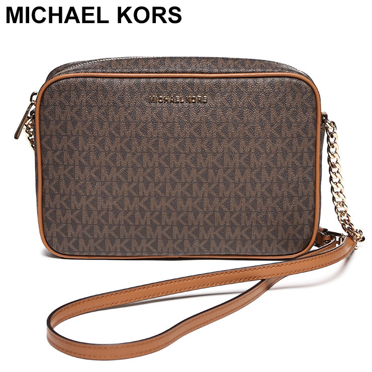 マイケル コース MICHAEL KORS 総ロゴ チェーン ショルダーバッグ MMK32F1GJ6C7B ブランド レディース バッグ 鞄 ショルダー コンパクト ミニバッグ
