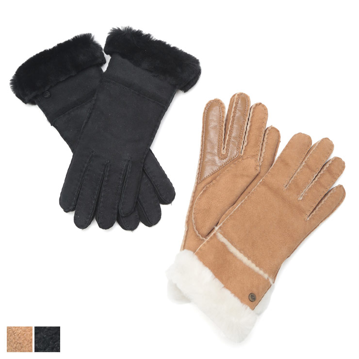 楽天市場】UGG アグ グローブ W EXPOSED SHEEPSKIN MITTEN