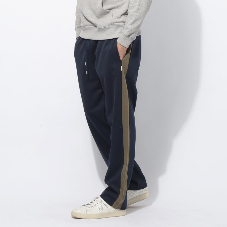ラルディーニ LARDINI ウエストゴム サイドライン ストレート スウェットパンツ LDLTR0662023 ブランド メンズ 男性 ボトムス パンツ ロングパンツ スウェット ルームウェア