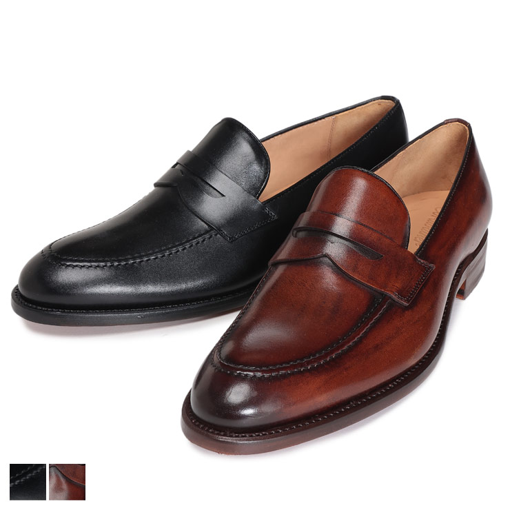 コードウェイナー Cordwainer レザー Uチップ コインローファー CW24262D1226 ブランド メンズ 男性 靴 レザーシューズ 革靴 ビジネスシューズ|原宿ゼンモール