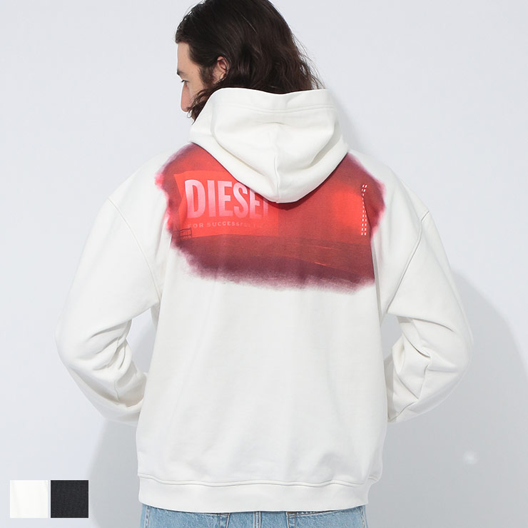 楽天市場】ディーゼル フード付き長袖カットソー メンズ T-WAHOOD E1