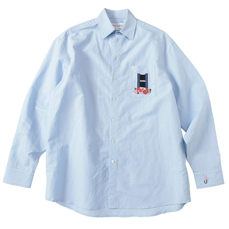 ジェイダブリューアンダーソン JW ANDERSON ウインドウエンブロイダリー 長袖 シャツ JWSH0352PG1698 ブランド メンズ 男性 トップス シャツ ポケット 刺繍 長袖シャツ