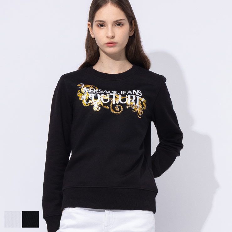 楽天市場】ヴェルサーチトレーナー 黒 オーガニックコットン