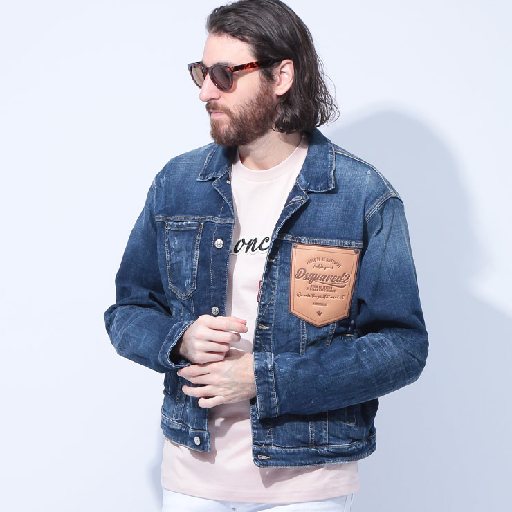 楽天市場】ディースクエアード DSQUARED2 デニムジャケット S74AM1463