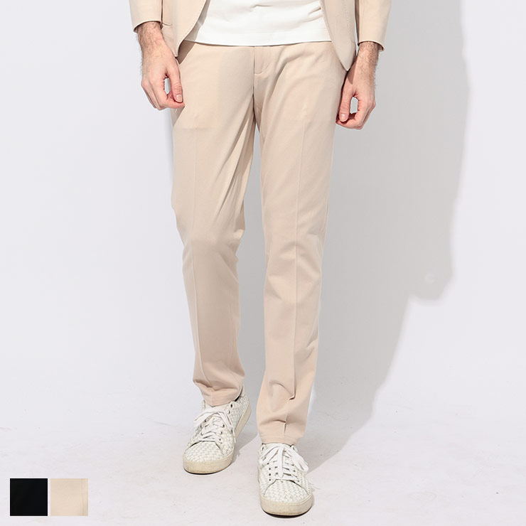 チルコロ1901 CIRCOLO 1901 ストレッチコットン 無地 ノータック パンツ CICN4661A ブランド メンズ 男性 ボトムス パンツ スラックス ニット ビジカジ
